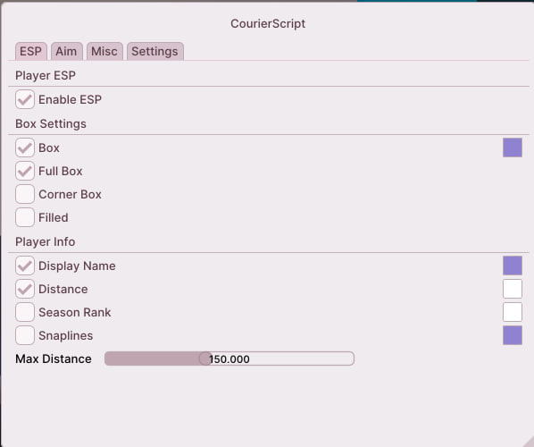 CourierScript Fortnite